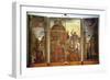 Polyptych Depicting St. George and the Dragon and the Annunciation, 1469-Cosimo Tura-Framed Giclee Print