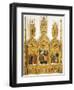 Polyptych of Coronation of Virgin, 1462-1466-null-Framed Giclee Print