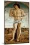 Polyptych of Saint Vincent Ferrier: Saint Sebastian (Polyptych of St Vincent Ferrer: St Sebastian)-Giovanni Bellini-Mounted Giclee Print