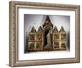 Polyptych of San Domenico and Hagiographic Scenes of His Life, 1344-1345-Francesco Traini-Framed Giclee Print