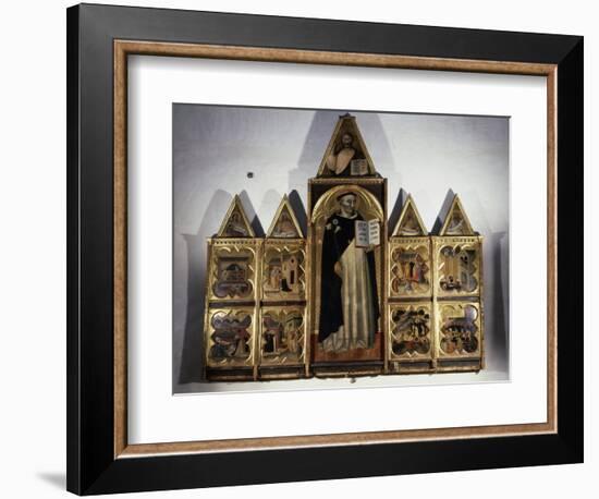 Polyptych of San Domenico and Hagiographic Scenes of His Life, 1344-1345-Francesco Traini-Framed Giclee Print