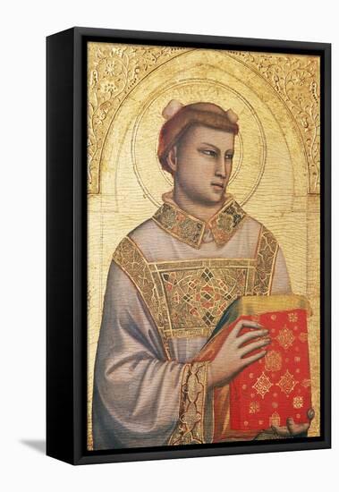 Polyptych of St Stephen, 1330 - Ca1335-Giotto di Bondone-Framed Stretched Canvas