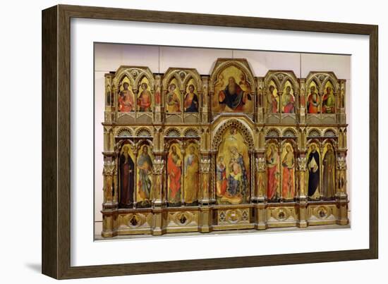 Polyptych of the Annunciation, 1357-Lorenzo Veneziano-Framed Giclee Print