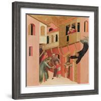 Polyptych of the Blessed Agostino Novello and Four Stories of His Life-Simone Martini-Framed Giclee Print