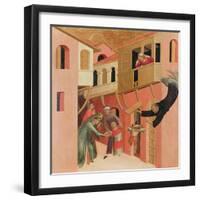 Polyptych of the Blessed Agostino Novello and Four Stories of His Life-Simone Martini-Framed Giclee Print