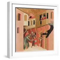 Polyptych of the Blessed Agostino Novello and Four Stories of His Life-Simone Martini-Framed Giclee Print