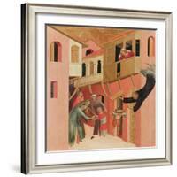 Polyptych of the Blessed Agostino Novello and Four Stories of His Life-Simone Martini-Framed Giclee Print