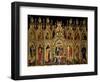 Polyptych of the Coronation of the Virgin and Saints, Jacobello del Fiore, 15th c. Italy-Jacobello del Fiore-Framed Art Print