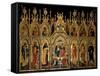 Polyptych of the Coronation of the Virgin and Saints, Jacobello del Fiore, 15th c. Italy-Jacobello del Fiore-Framed Stretched Canvas