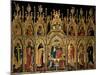 Polyptych of the Coronation of the Virgin and Saints, Jacobello del Fiore, 15th c. Italy-Jacobello del Fiore-Mounted Art Print