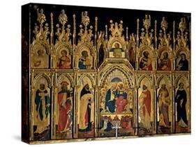 Polyptych of the Coronation of the Virgin and Saints, Jacobello del Fiore, 15th c. Italy-Jacobello del Fiore-Stretched Canvas