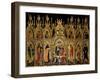 Polyptych of the Coronation of the Virgin and Saints, Jacobello del Fiore, 15th c. Italy-Jacobello del Fiore-Framed Art Print