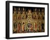 Polyptych of the Coronation of the Virgin and Saints, Jacobello del Fiore, 15th c. Italy-Jacobello del Fiore-Framed Art Print
