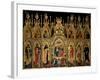 Polyptych of the Coronation of the Virgin and Saints, Jacobello del Fiore, 15th c. Italy-Jacobello del Fiore-Framed Art Print