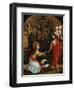 Polyptych of the Dominicans: Panel with the Noli me tangere-Martin Schongauer-Framed Giclee Print