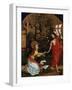 Polyptych of the Dominicans: Panel with the Noli me tangere-Martin Schongauer-Framed Giclee Print