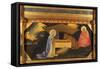 Polyptych, Predella, Nativity-Andrea Di Gusto-Framed Stretched Canvas