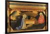 Polyptych, Predella, Nativity-Andrea Di Gusto-Framed Giclee Print