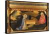 Polyptych, Predella, Nativity-Andrea Di Gusto-Framed Stretched Canvas