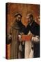 Polyptych, Saints Francis and Dominic-Mazone Giovanni-Stretched Canvas