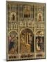Polyptych with Annunciation and Saints into Aedicule of Gagini's School-Mazone Giovanni-Mounted Giclee Print