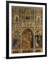 Polyptych with Annunciation and Saints-Mazone Giovanni-Framed Giclee Print