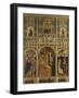 Polyptych with Annunciation and Saints-Mazone Giovanni-Framed Giclee Print