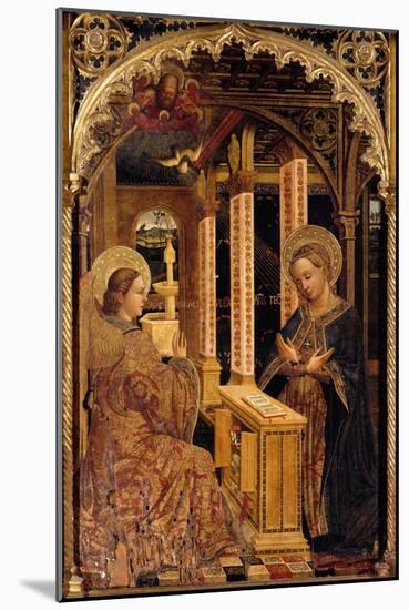 Polyptych with Annunciation and Saints-Mazone Giovanni-Mounted Giclee Print