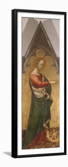 Polyptych with St. Catherine of Alessandria-Giovanni di Paolo-Framed Premium Giclee Print