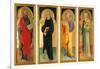 Polyptych with St Paul, St Nicholas of Tolentino, St Peter and St Lawrence-null-Framed Giclee Print