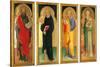 Polyptych with St Paul, St Nicholas of Tolentino, St Peter and St Lawrence-null-Stretched Canvas