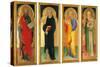 Polyptych with St Paul, St Nicholas of Tolentino, St Peter and St Lawrence-null-Stretched Canvas