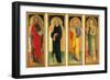 Polyptych with St Paul, St Nicholas of Tolentino, St Peter and St Lawrence-null-Framed Giclee Print