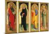 Polyptych with St Paul, St Nicholas of Tolentino, St Peter and St Lawrence-null-Mounted Giclee Print