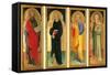Polyptych with St Paul, St Nicholas of Tolentino, St Peter and St Lawrence-null-Framed Stretched Canvas