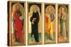 Polyptych with St Paul, St Nicholas of Tolentino, St Peter and St Lawrence-null-Stretched Canvas