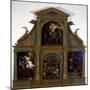 Polyptych with Stories of St Joseph-Callisto Piazza-Mounted Giclee Print