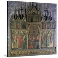 Polyptych with the Death of the Virgin-Lorenzo Veneziano-Stretched Canvas