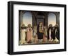 Polyptyque of Saint Dominic - Saint Thomas D'aquin and Saint Barnabe, Saint Dominic and Saint Peter-Fra (c 1387-1455) Angelico-Framed Giclee Print