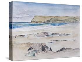 Polzeath and Pentire Head, 2007-Caroline Hervey-Bathurst-Stretched Canvas