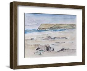 Polzeath and Pentire Head, 2007-Caroline Hervey-Bathurst-Framed Giclee Print