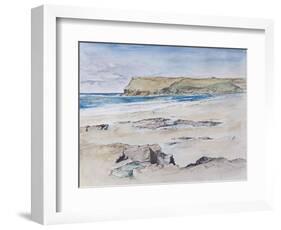 Polzeath and Pentire Head, 2007-Caroline Hervey-Bathurst-Framed Giclee Print