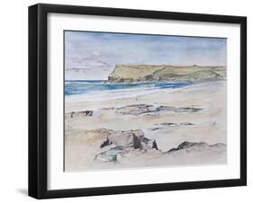 Polzeath and Pentire Head, 2007-Caroline Hervey-Bathurst-Framed Giclee Print