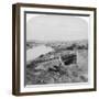 Pom-Pom Bridge and Boer Headquarters Telegraph Station, Tugela River, Natal, South Africa, 1901-Underwood & Underwood-Framed Giclee Print