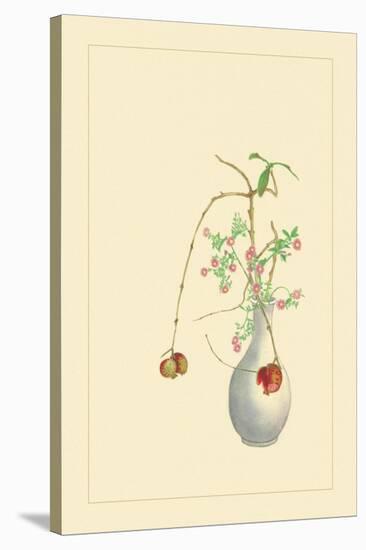 Pomegranate and Chrysanthemum-Sofu Teshigahara-Stretched Canvas