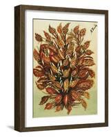 Pomegranate on a Green Background, 1930-Seraphine Louis-Framed Giclee Print