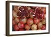 Pomegranate: Opened to Show Seeds Within Sweet Jelly-null-Framed Photographic Print