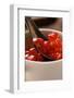 Pomegranate Seeds in Small Bowl with Spoon-Foodcollection-Framed Photographic Print