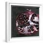 Pomegranate Study on Black I-Jennifer Parker-Framed Art Print