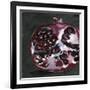 Pomegranate Study on Black I-Jennifer Parker-Framed Art Print